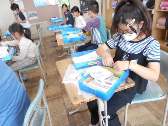 ５年生　目指せ　整理整頓マスター