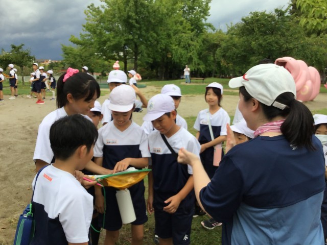 ラッキー公園の遊具の数は？