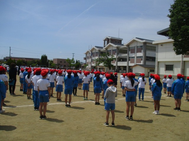 開会式　紅組