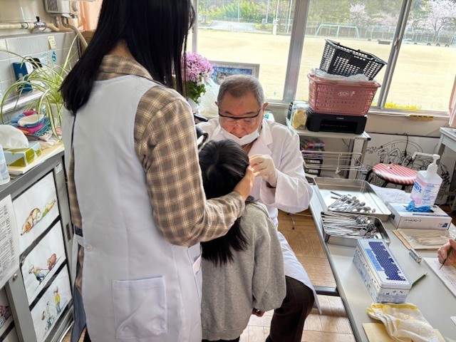 上手の検診が受けられました