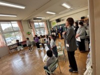 １年生　音楽科　うたっておどってなかよくなろう