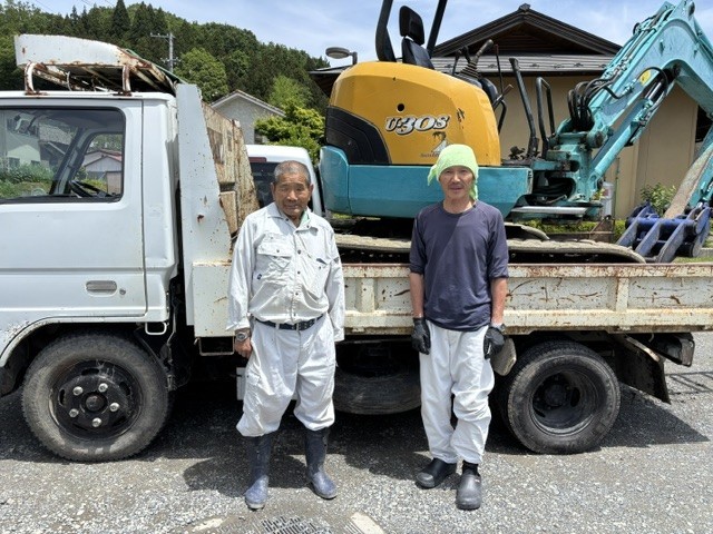 伐採をしていただいた会田様