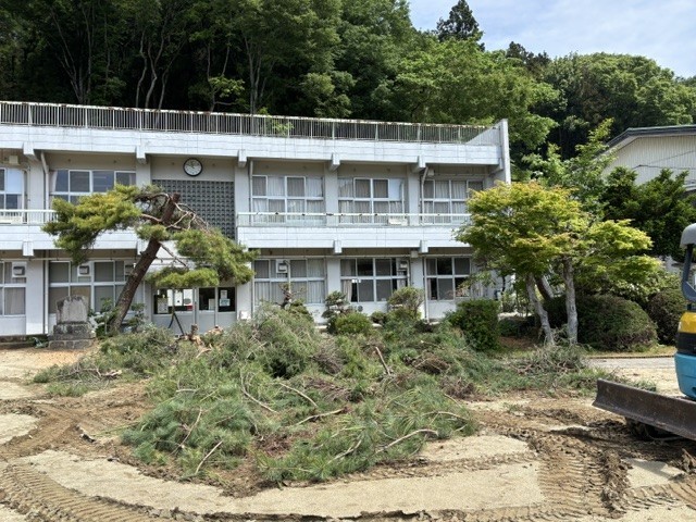 作業途中の様子