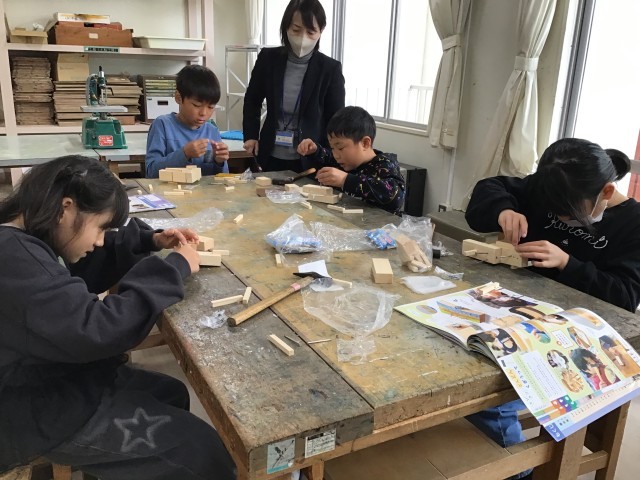 校長先生、見て見て！