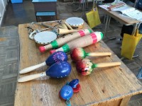 いろんな楽器を使って！