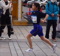 ４年女子一走