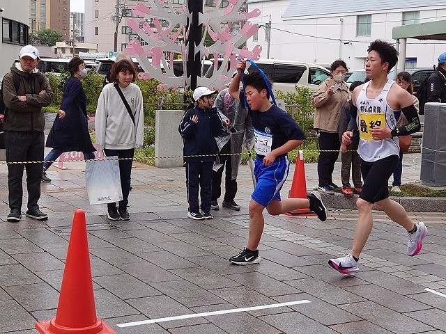 ６年生男子３走