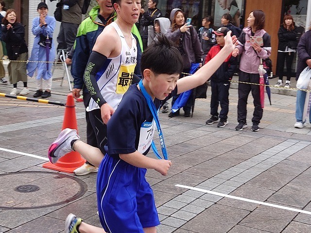 ６年生男子４走