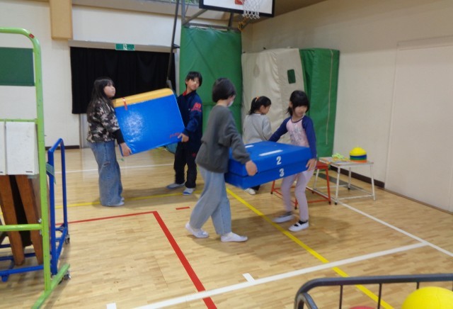 体育委員会（用具の整理整頓）