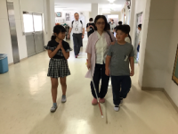 教室まで道案内