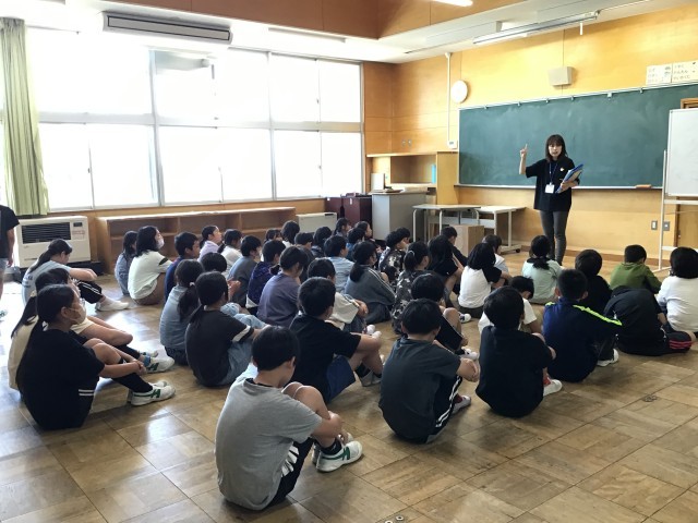 学年集会の様子