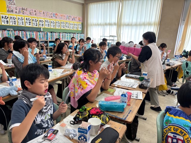 汚れを取っていきます！