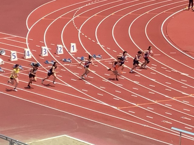 ２年女子１００Ｍ
