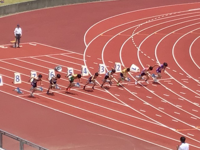 ２年男子１００Ｍ