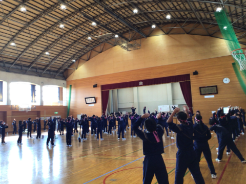 ラジオ体操…英語版で！？