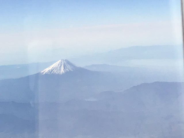 富士山がきれいに見えました。
