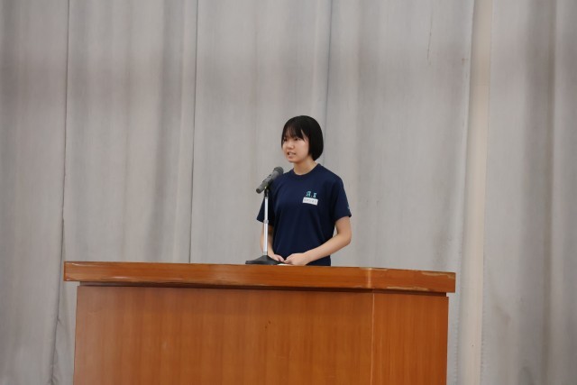 ３年生　夏休みの反省と２学期の抱負