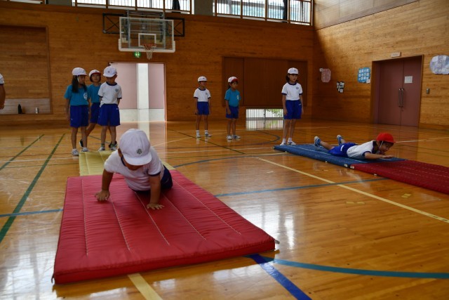 2年生体育の授業